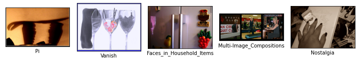 Image of images displaying samples of challenges that were removed from the dataset